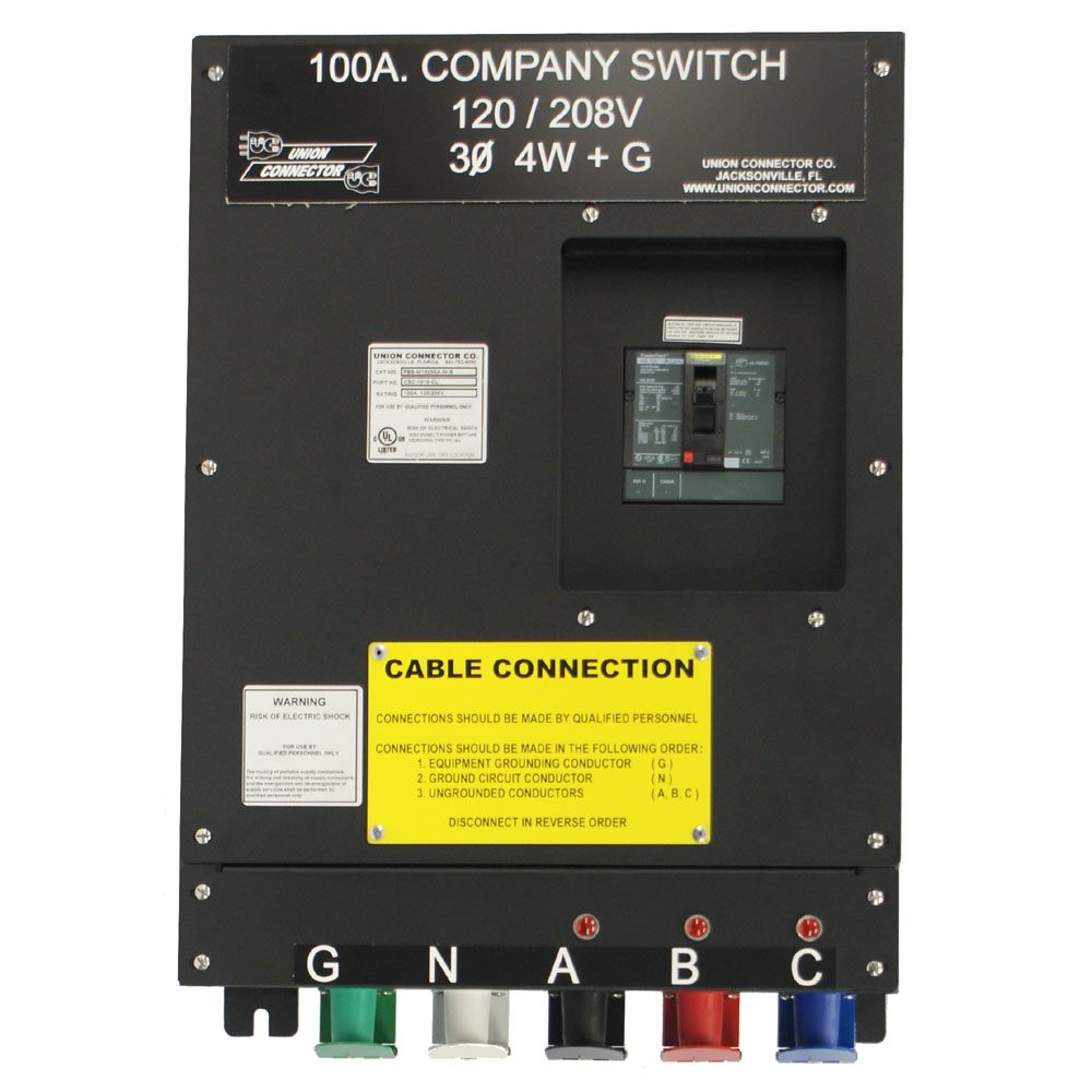 Series 16 CamLok 100 Amp Union Connector